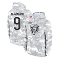 Davalo C.Bears #9 Jim McMahon Player Arctic Camo Salute to Service Pullover Hoodies Limited Stitched Jerseys