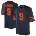 Davalo C.Bears #9 Jim McMahon Player Navy Blue Alternate Game Stitched Jerseys