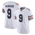 Davalo C.Bears #9 Jim McMahon Player White Classic Vapor Limited Home Game Stitched Jerseys
