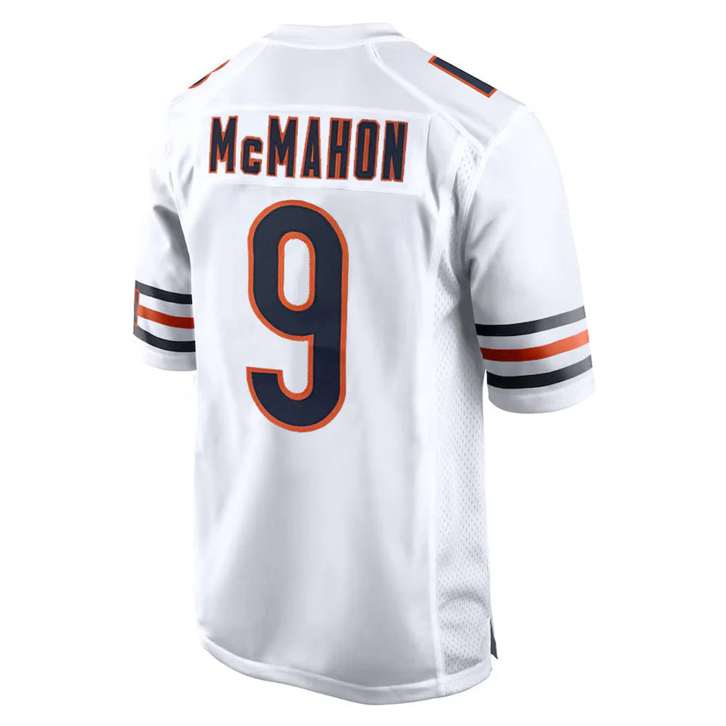 Davalo C.Bears #9 Jim McMahon Player White Home Game Stitched Jerseys