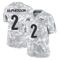 Davalo C.Bengals #2 Evan McPherson Player Arctic Camo Salute to Service Limited Stitched Jerseys