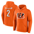 Davalo C.Bengals #2 Evan McPherson Player Orange Salute to Service Pullover Hoodie Limited Stitched Jerseys
