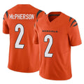 Davalo C.Bengals #2 Evan McPherson Player Orange Vapor F.U.S.E. Limited Home Game Stitched Jerseys