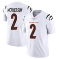 Davalo C.Bengals #2 Evan McPherson Player White Vapor Untouchable Limited Home Game Stitched Jerseys