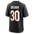 Davalo C.Bengals #30 Chase Brown Player Black Home Game  Stitched Jerseys