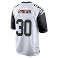 Davalo C.Bengals #30 Chase Brown Player White Alternate Home Game Stitched Jerseys
