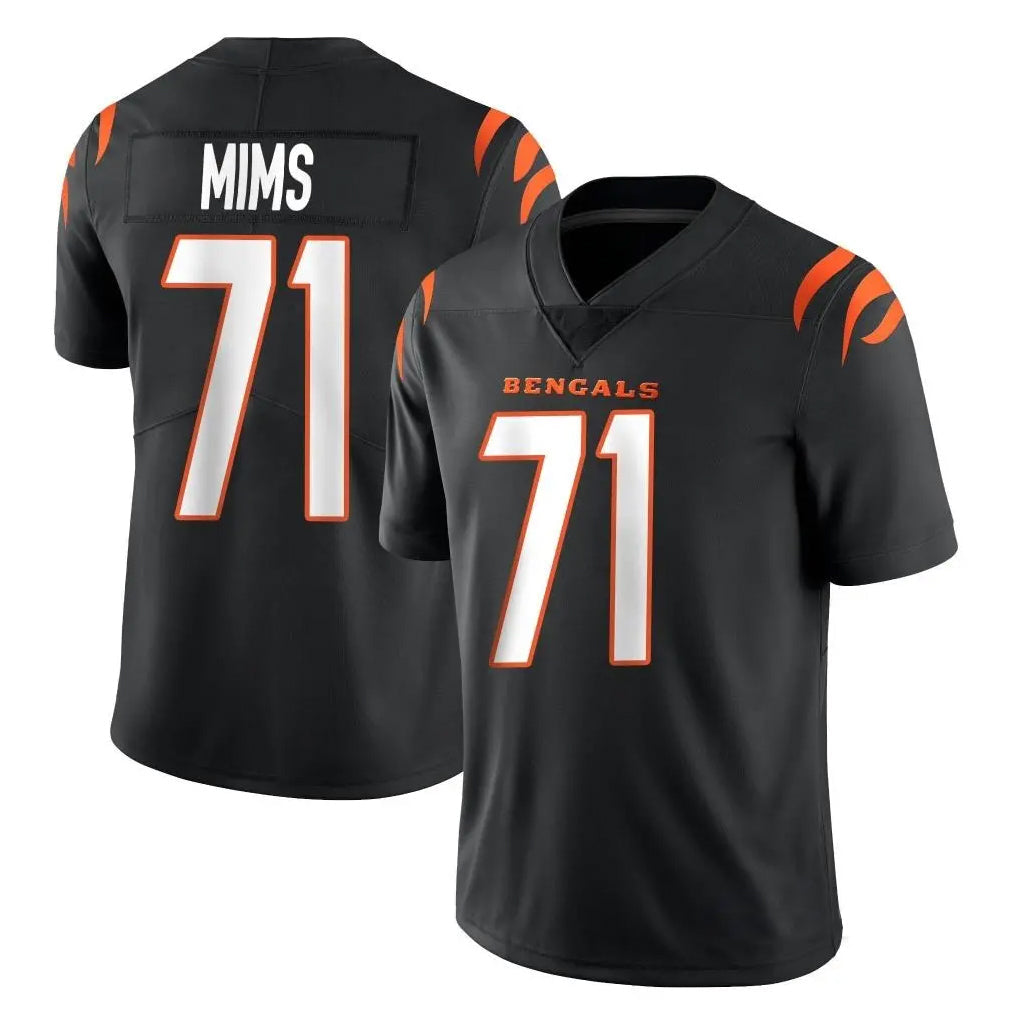 Davalo C.Bengals #71 Amarius Mims Player Black Vapor Untouchable Limited Home Game Stitched Jerseys