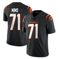 Davalo C.Bengals #71 Amarius Mims Player Black Vapor Untouchable Limited Home Game Stitched Jerseys