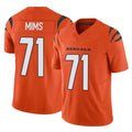 Davalo C.Bengals #71 Amarius Mims Player Orange Vapor F.U.S.E. Limited Home Game Stitched Jerseys