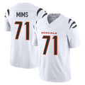 Davalo C.Bengals #71 Amarius Mims Player White Vapor F.U.S.E. Limited Home Game Stitched Jerseys