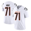 Davalo C.Bengals #71 Amarius Mims Player White Vapor Untouchable Limited Home Game Stitched Jerseys