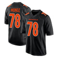 Davalo C.Bengals #78 Anthony Munoz Player Black Fashion Game Stitched Jerseys