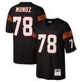 Davalo C.Bengals #78 Anthony Mu?oz Player Black Mitchell & Ness Legacy Replica Stitched Jerseys