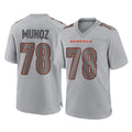 Davalo C.Bengals #78 Anthony Munoz Player Gray Atmosphere Fashion Game Stitched Jerseys