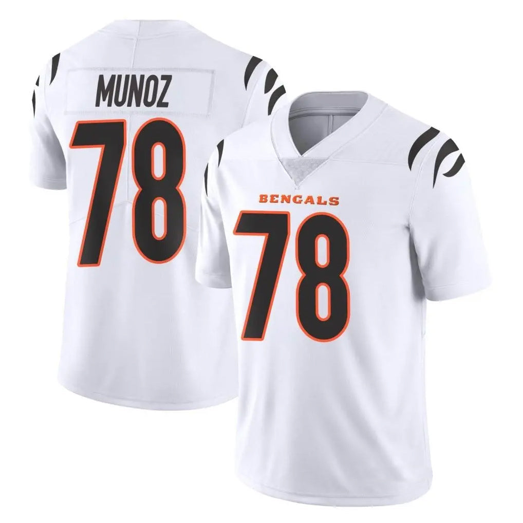 Davalo C.Bengals #78 Anthony Munoz Player White Vapor Untouchable Limited Home Game Stitched Jerseys