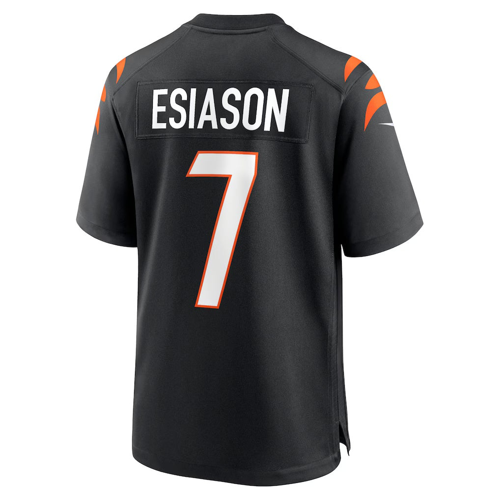 Davalo C.Bengals #7 Boomer Esiason Black Retired Player Stitched Jerseys