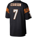 Davalo C.Bengals #7 Boomer Esiason Mitchell & Ness Black Legacy Replica Stitched Jerseys