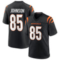 Davalo C.Bengals #85 Chad Johnson Player Black Home Game Stitched Jerseys