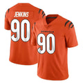 Davalo C.Bengals #90 Kris Jenkins Jr Player Orange Vapor Untouchable Limited Home Game Stitched Jerseys