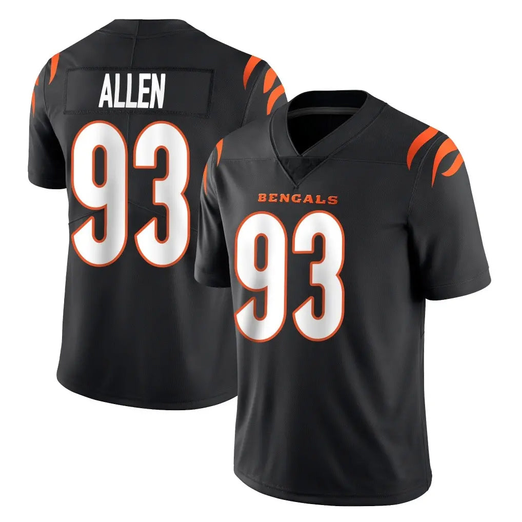 Davalo C.Bengals #93 Jonathan Allen Player Black Vapor Untouchable Limited Home Game Stitched Jerseys