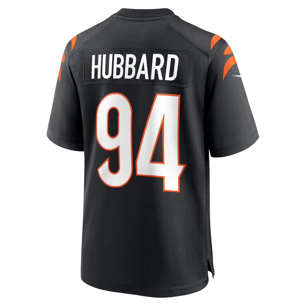 Davalo C.Bengals #94 Sam Hubbard Black Player Game Stitched Jerseys