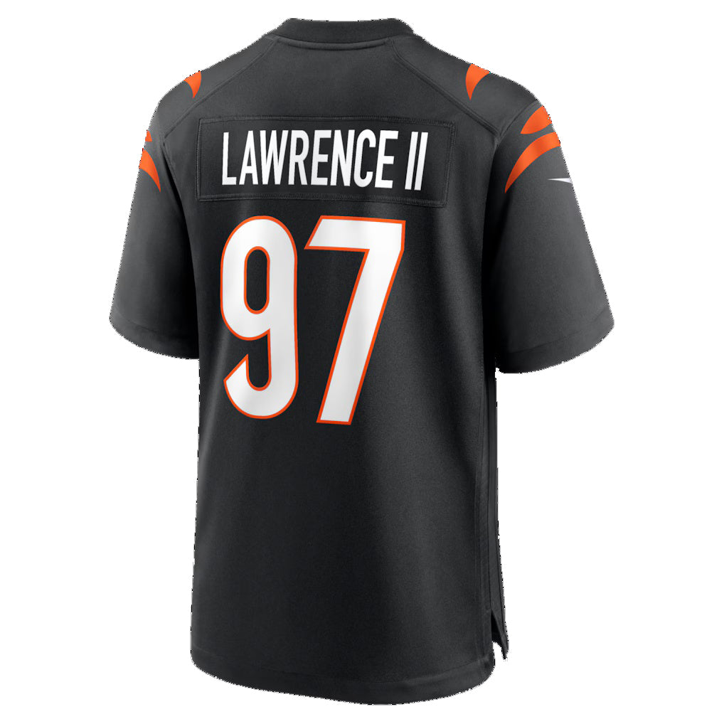 Davalo C.Bengals #97 Dexter Lawrence II Black Game Stitched Jerseys