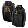Davalo C.Bengals #99 Myles Murphy Player Black Salute to Service Pullover Hoodies Limited Stitched Jerseys