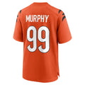 Davalo C.Bengals #99 Myles Murphy Player Orange Home Game Stitched Jerseys