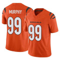 Davalo C.Bengals #99 Myles Murphy Player Orange Vapor F.U.S.E. Limited Home Game Stitched Jerseys