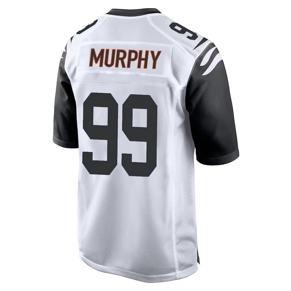 Davalo C.Bengals #99 Myles Murphy Player White Alternate Home Game Stitched Jerseys