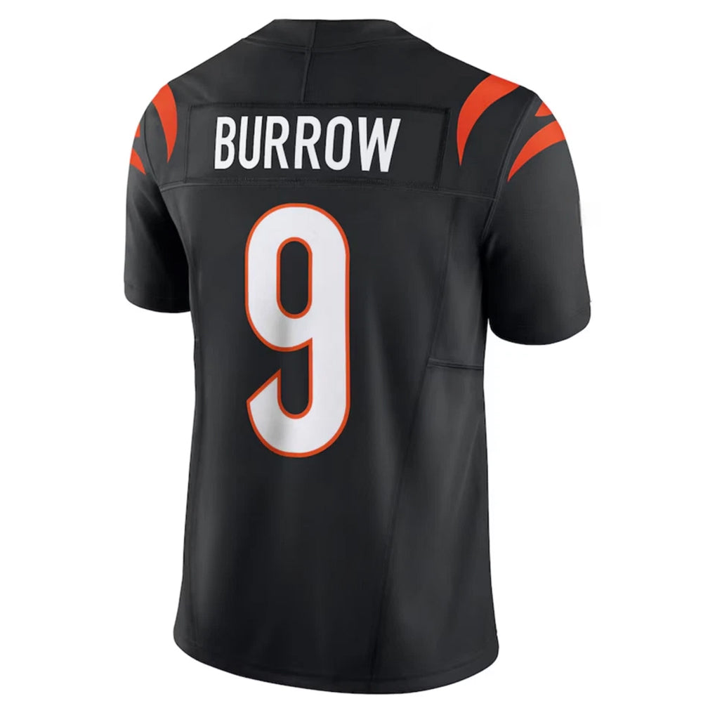 Davalo C.Bengals #9 Joe Burrow Player Black Vapor F.U.S.E. Limited Stitched Jerseys