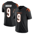 Davalo C.Bengals #9 Joe Burrow Player Black Vapor Untouchable Limited Home Game Stitched Jerseys