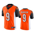 Davalo C.Bengals #9 Joe Burrow Player Orange Limited Home Game Stitched Jerseys