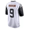 Davalo C.Bengals #9 Joe Burrow Player White Alternate Home Game Stitched Jerseys
