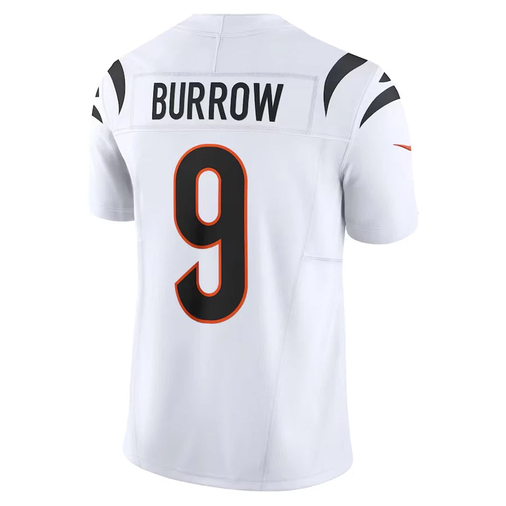 Davalo C.Bengals #9 Joe Burrow Player White Vapor F.U.S.E. Limited Stitched Jerseys