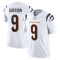 Davalo C.Bengals #9 Joe Burrow Player White Vapor Untouchable Limited Home Game Stitched Jerseys