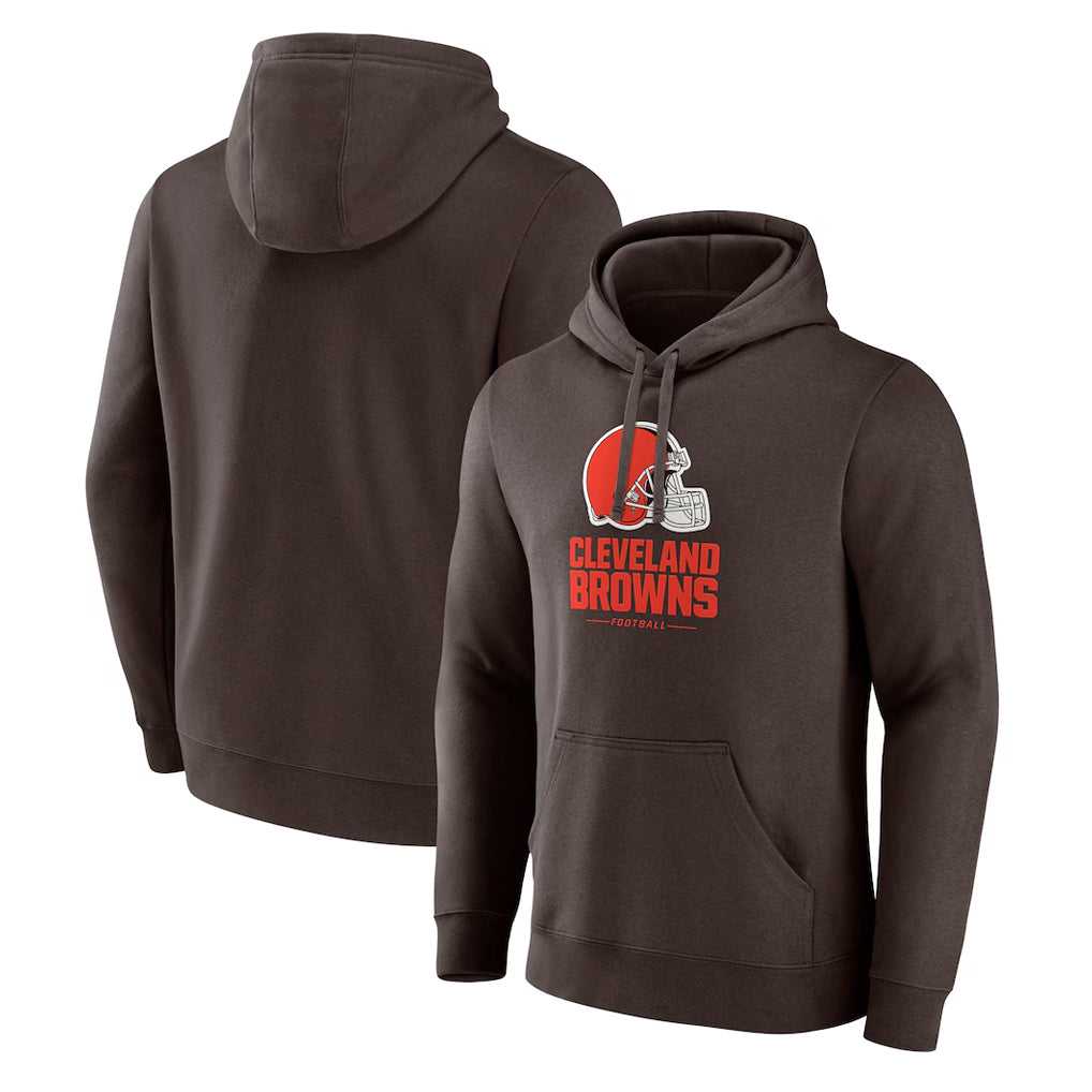 Davalo C.Browns Brown Primetime Lockup Pullover Hoodie Blank Player Stitched Jerseys