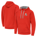 Davalo C.Browns Orange Brushed Carbon Pullover Hoodie Blank Player Limited Stitched Jerseys