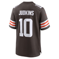 Davalo C.Browns #10 Quinshon Judkins Brown 2025 Draft Game Stitched Jerseys