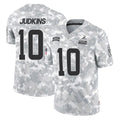 Davalo C.Browns #10 Quinshon Judkins Player Arctic Camo Salute to Service Limited Home Game Stitched Jerseys