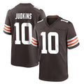 Davalo C.Browns #10 Quinshon Judkins Player Brown Home Game Stitched Jerseys