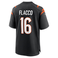 Davalo C.Bengals #16 Bengals Joe Flacco Black Team Game Stitched Jerseys