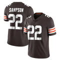 Davalo C.Browns #22 Dylan Sampson Player Brown Color Vapor Untouchable Limited Home Game Stitched Jerseys