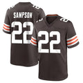 Davalo C.Browns #22 Dylan Sampson Player Brown Home Game Stitched Jerseys