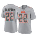 Davalo C.Browns #22 Dylan Sampson Player Gray Atmosphere Fashion Game Stitched Jerseys
