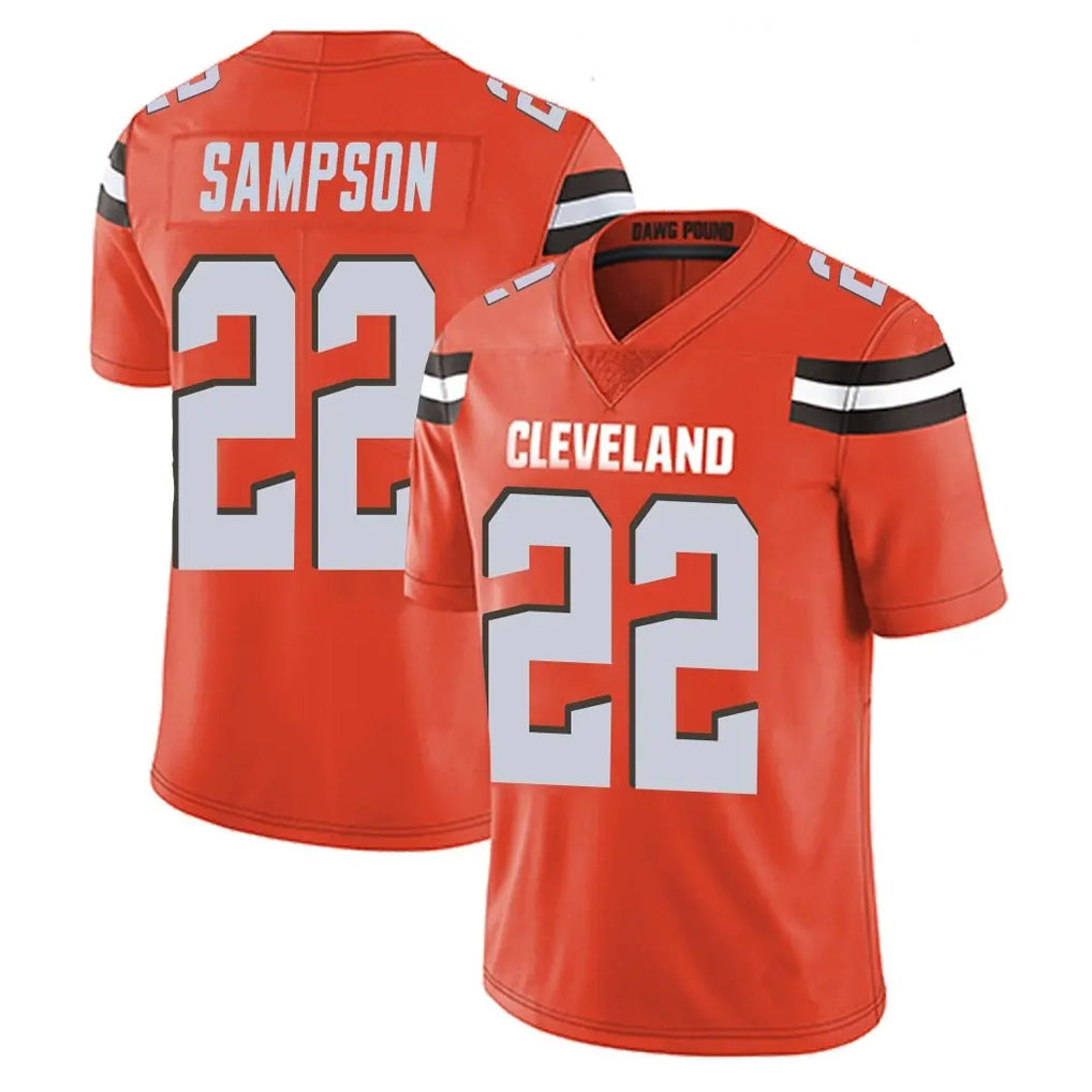 Davalo C.Browns #22 Dylan Sampson Player Orange Alternate Vapor Untouchable Limited Home Game Stitched Jerseys