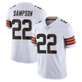 Davalo C.Browns #22 Dylan Sampson Player White Vapor Untouchable Limited Home Game Stitched Jerseys