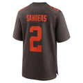 Davalo C.Browns #2 Shedeur Sanders Brown Alternate Game Stitched Jerseys