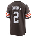 Davalo C.Browns #2 Shedeur Sanders Brown Game Stitched Jerseys