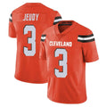 Davalo C.Browns #3 Jerry Jeudy Player Orange Alternate Vapor Untouchable Limited Home Game Stitched Jerseys
